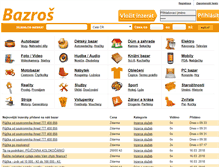 Tablet Screenshot of bazros.cz